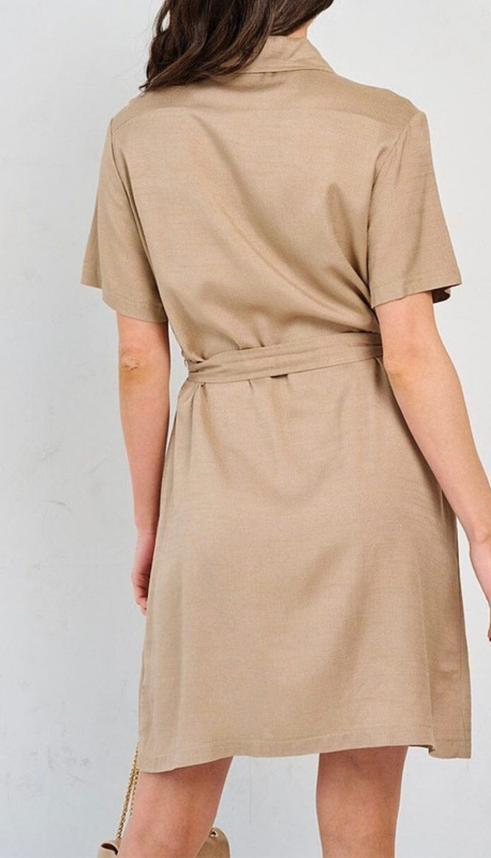 Alondra Chic Safari Doble Breasted Dress