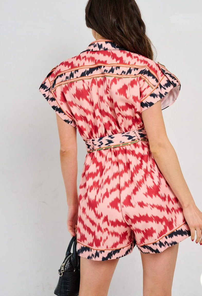 Zoe Print Romper