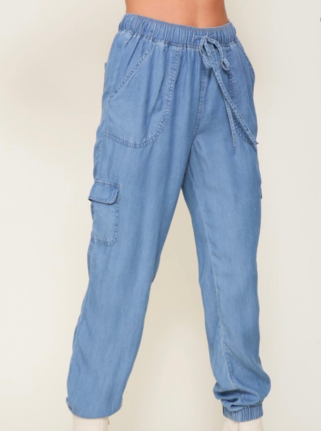 Isa Jogger Light Denim Pants