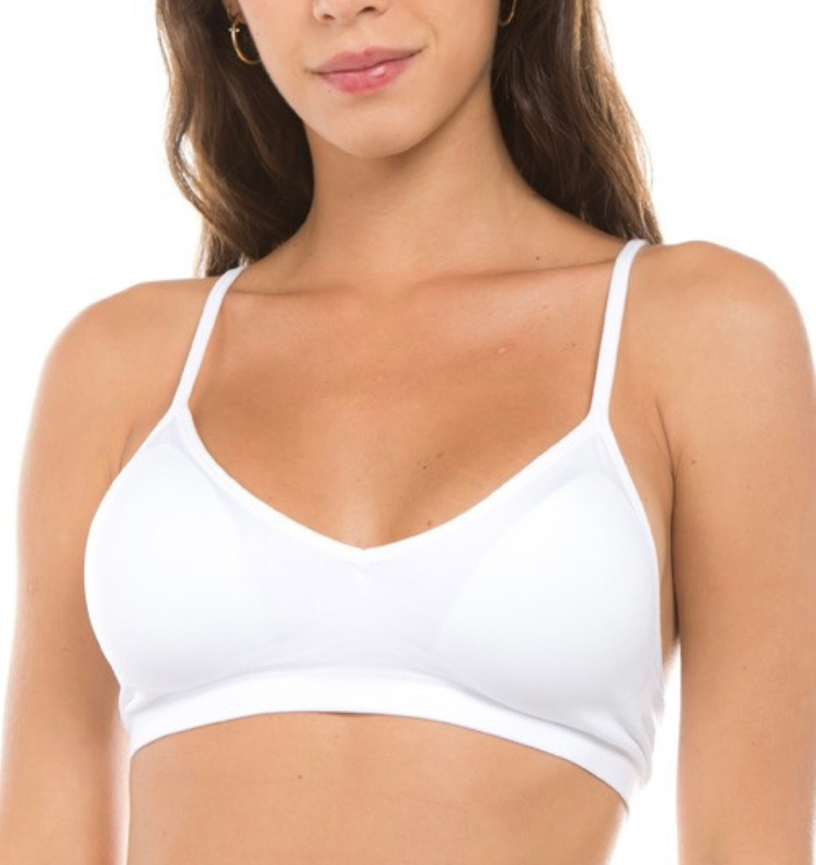 Diana Seamless Bra- White