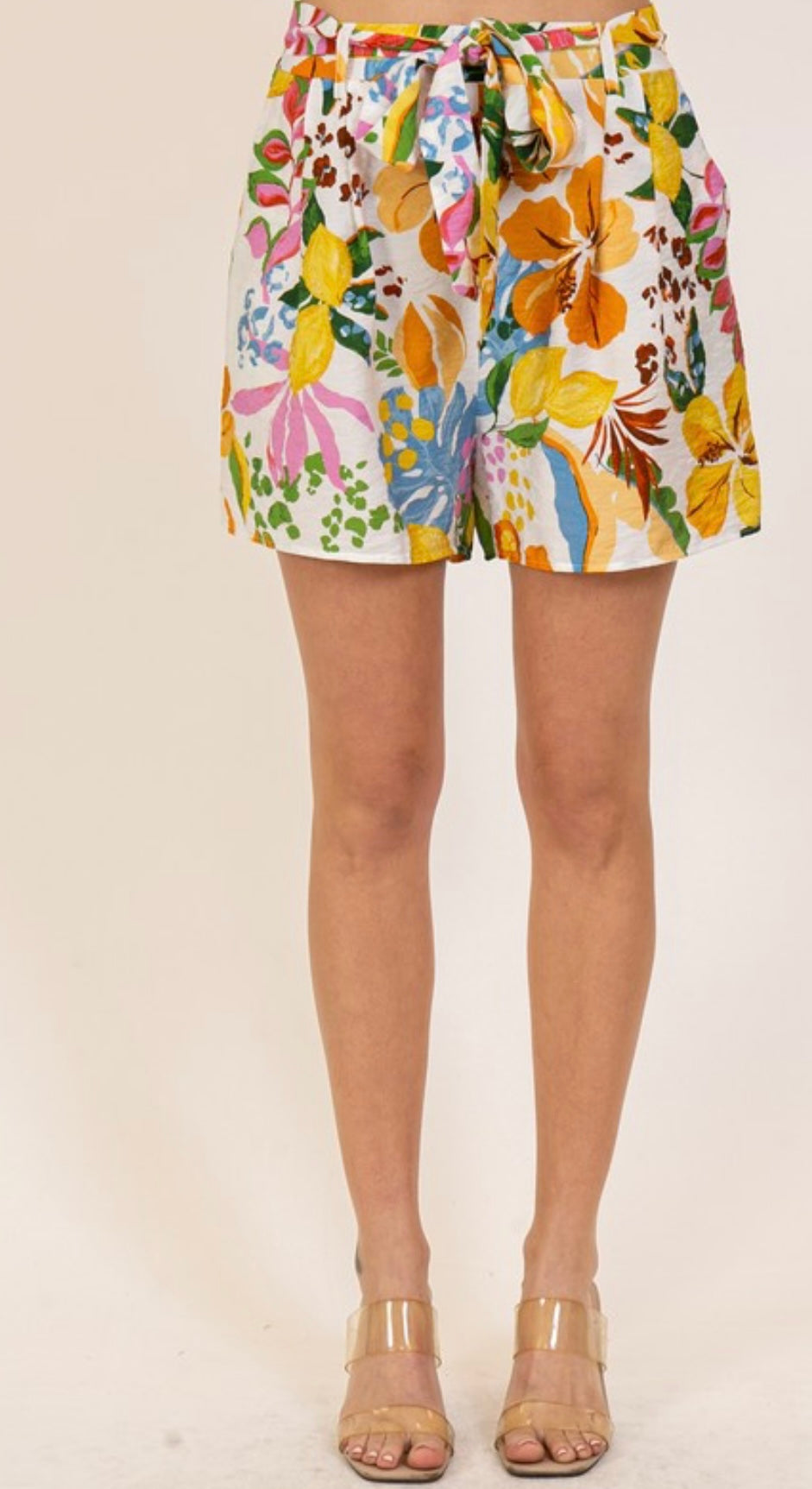 Gardenia Print Short