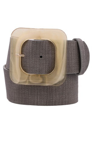 Sofia Oversized Buckled- Charcoal