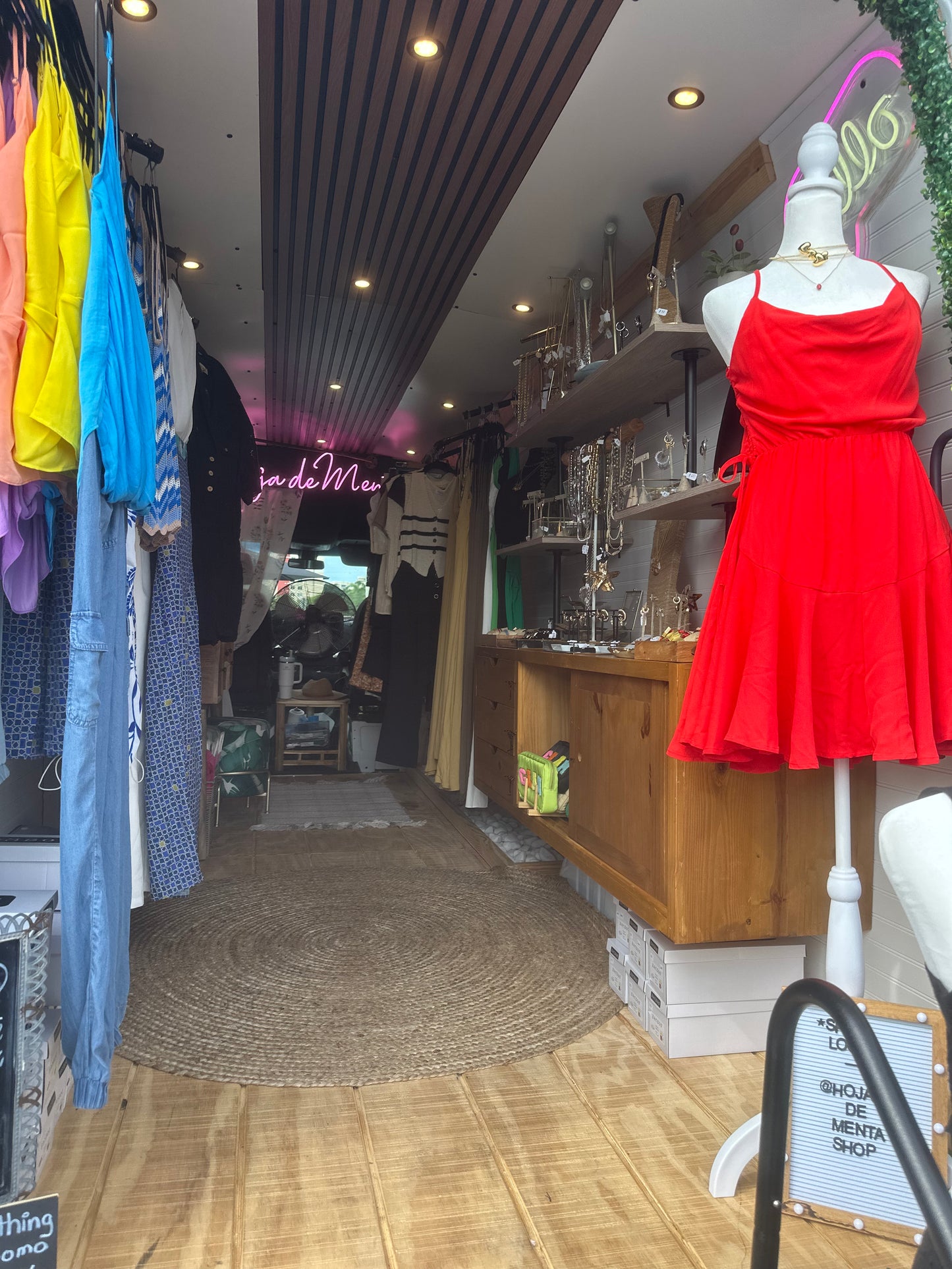 We bring the Mobile Boutique to YOU. Book your appointment today. “Your stylist at your doorstep”