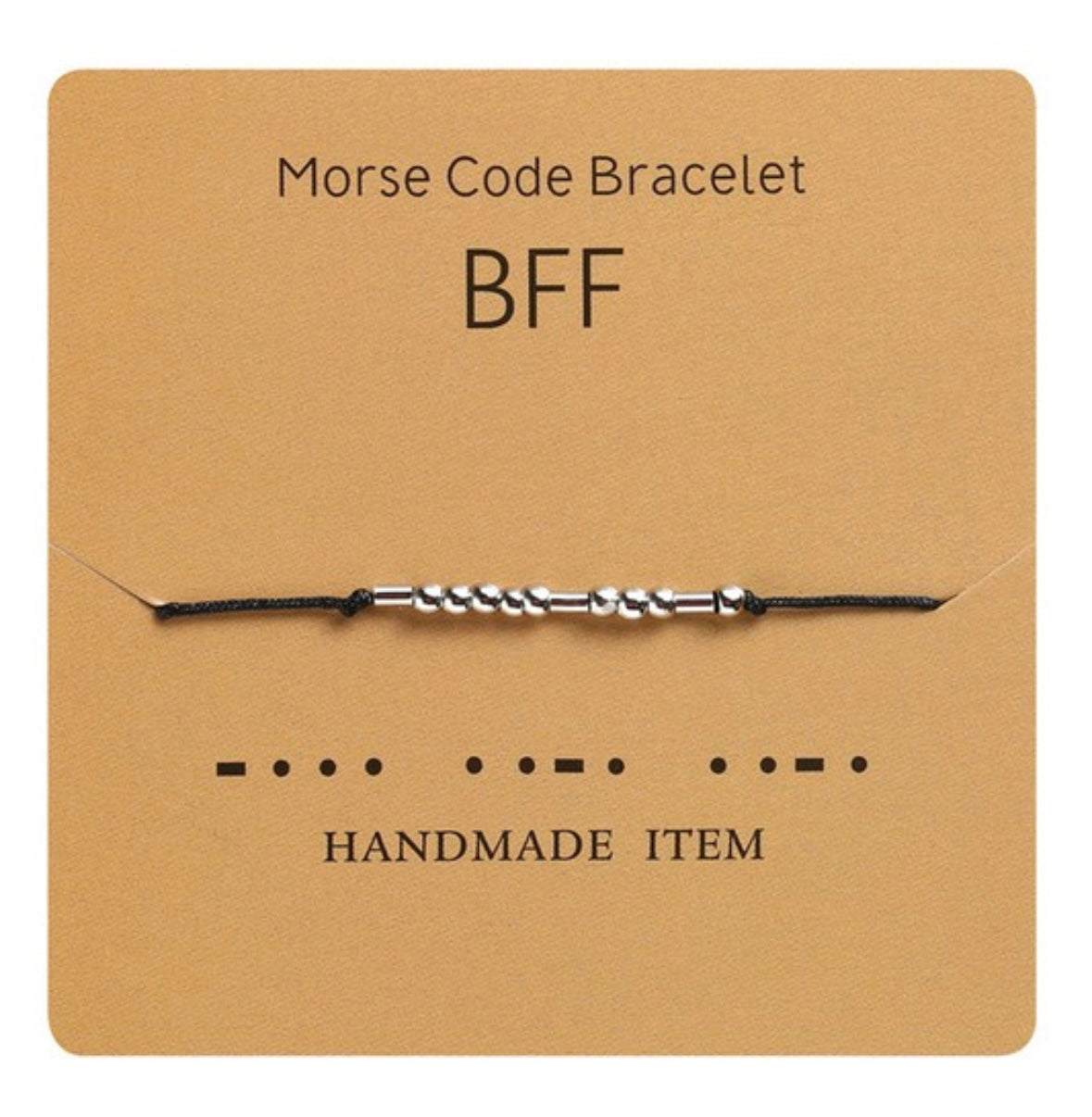 Morse Code Bracelet- BFF