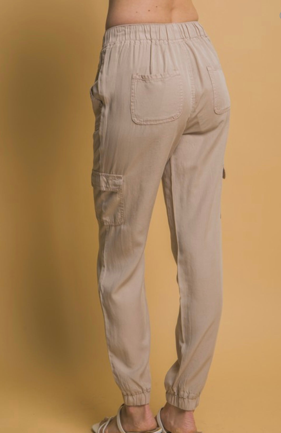 Isa Jogger Pants Beige