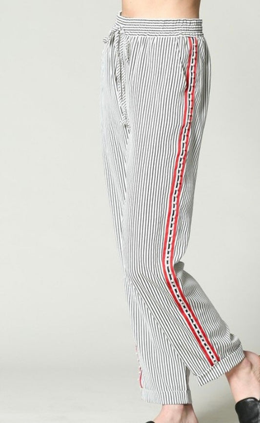 Porto Stripes Pearl Pants