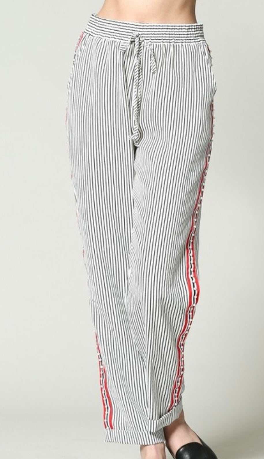 Porto Stripes Pearl Pants