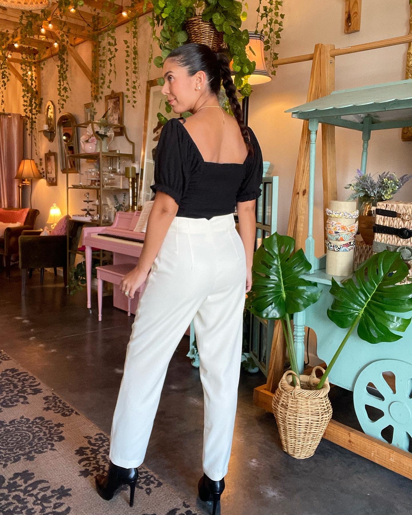 Camila Trousers- Off White