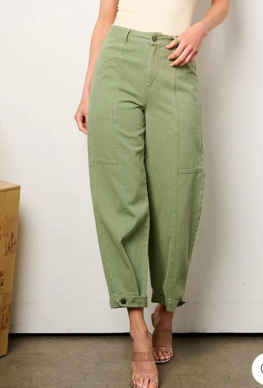 Sophie Sage Pocket Detailed Leg DenimPants