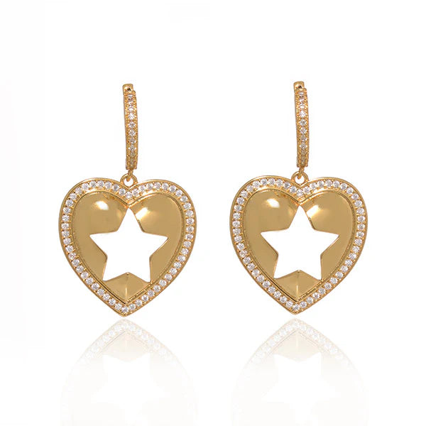 Heart & Stars Earrings