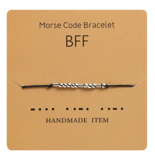 Morse Code Bracelet- BFF