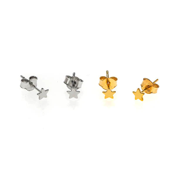 Star Little Dipper Stud Earrings- Silver