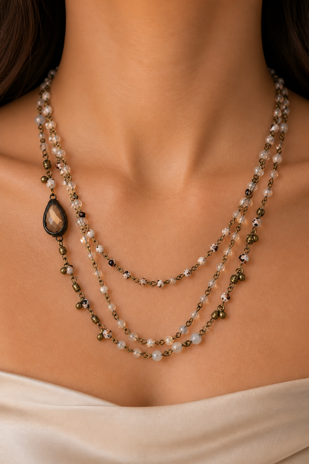 Lola multi layers beads necklace